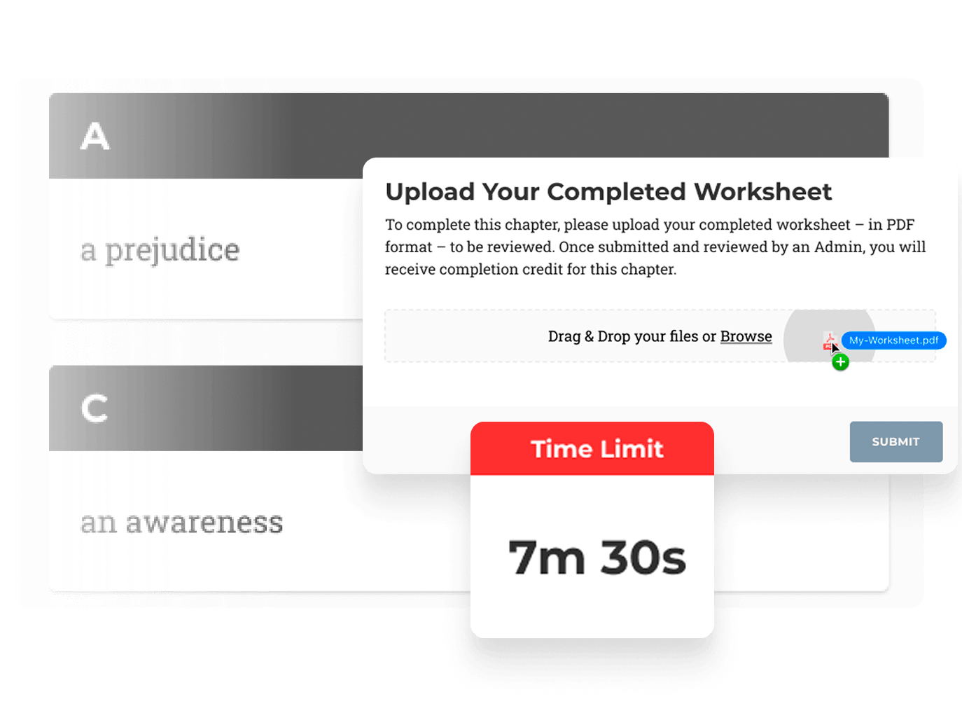 Master Your Skills With Advanced Testing Leverage our cutting-edge system to challenge your mental health knowledge through superior, interactive assessments. Track your progress, refine your techniques, and prepare for real-world application of resilience strategies.